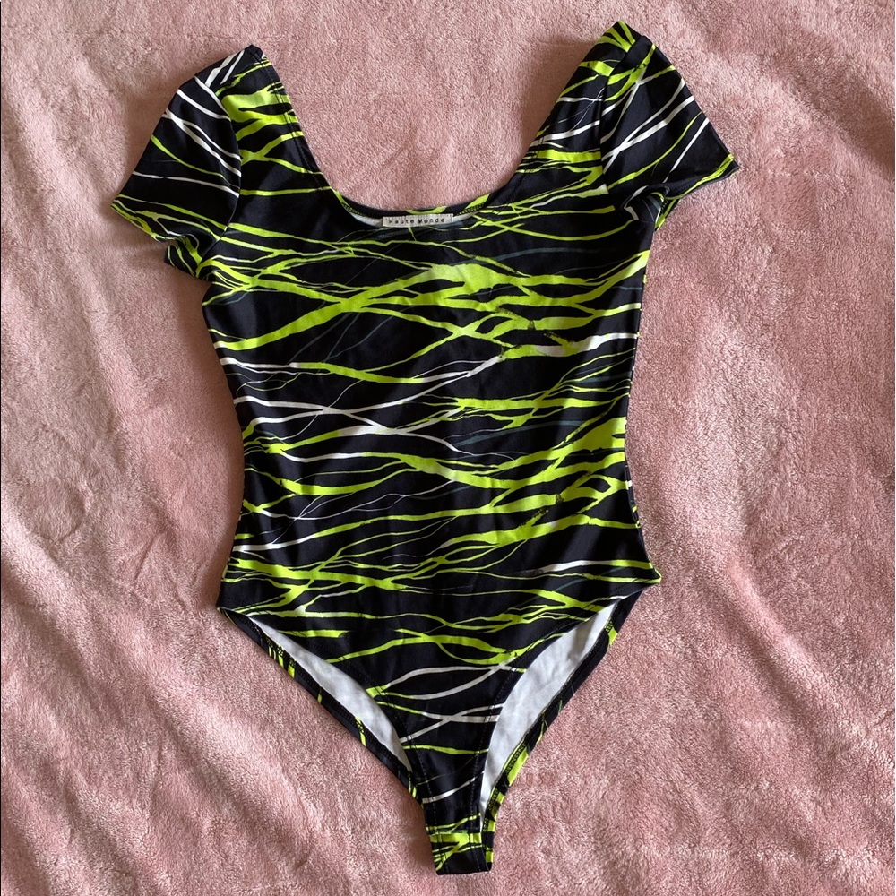 Haute Monde like green bodysuit